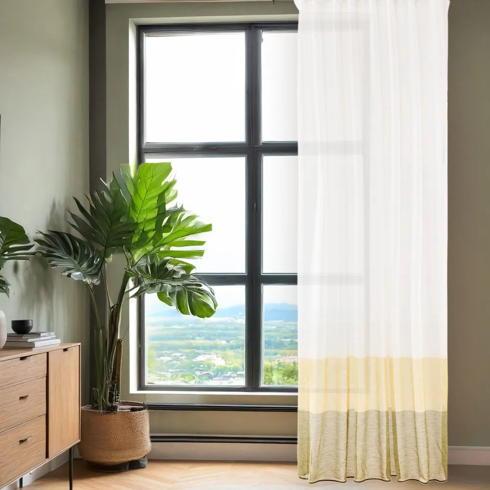 Evidea Soft Bej Yoğunluklu Fon Perde - Renkli / Bej - 140x270 cm