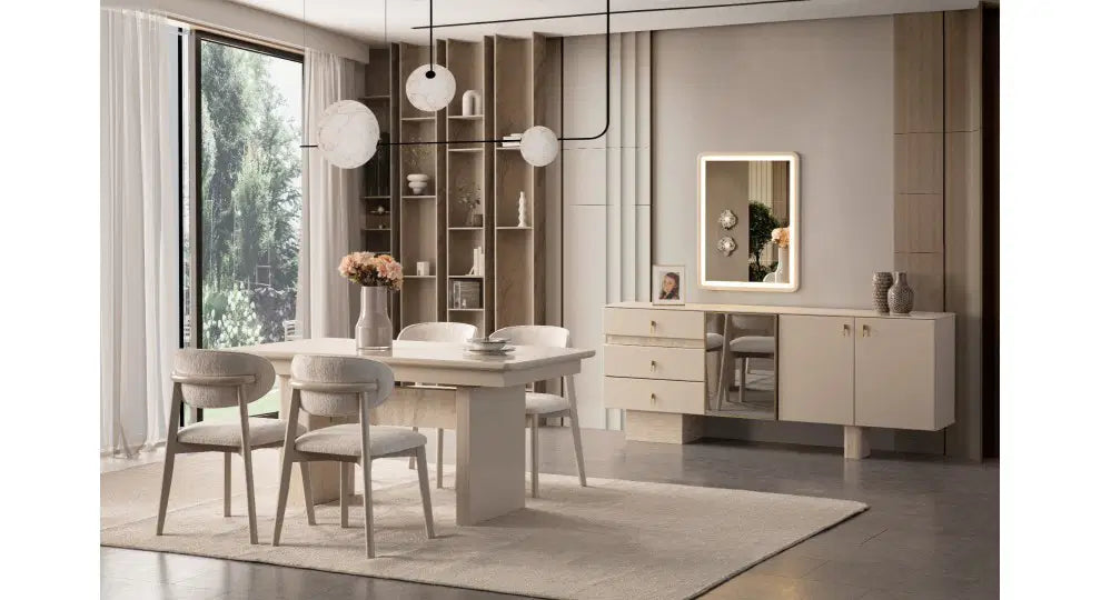 FLYMOB Tetra Yemek Odası %100 MDF