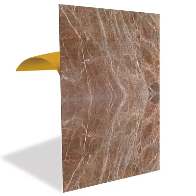 FLYBAT Kahverengi Ağlı Mermer Desenli Pvc Panel