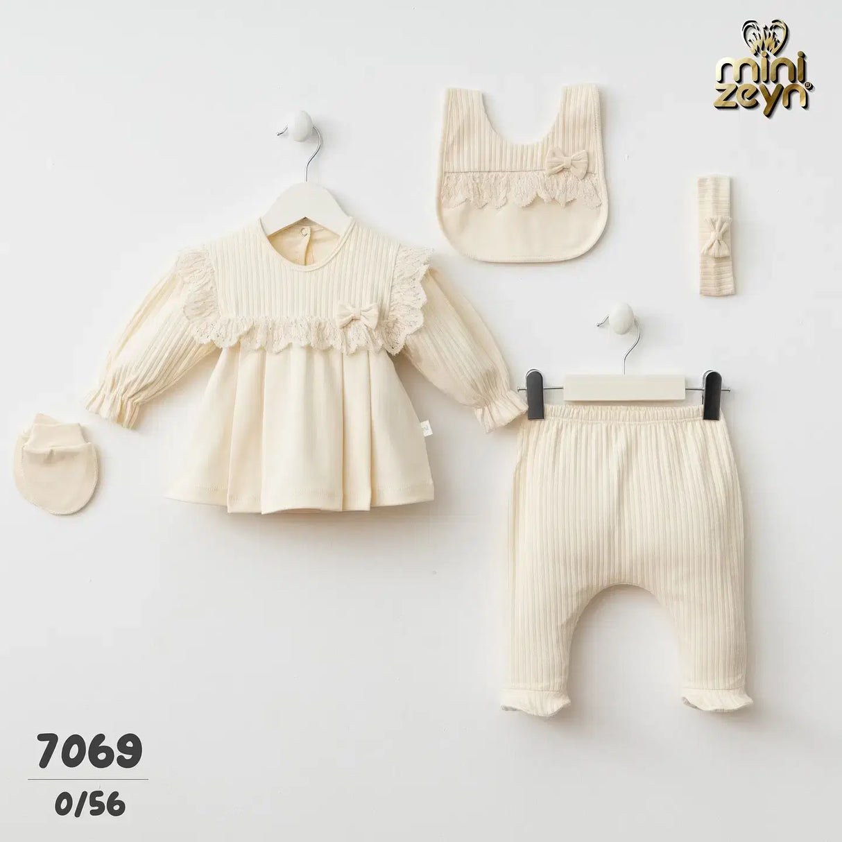 MINIZEYN Kiz Bebek - Yeni Doğan (0-3Ay)