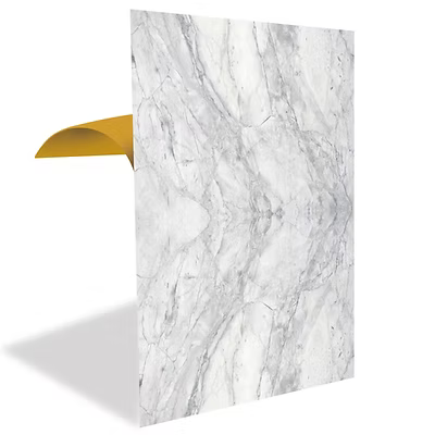 FLYBAT Gri Ağ Mermer Desenli Pvc Panel