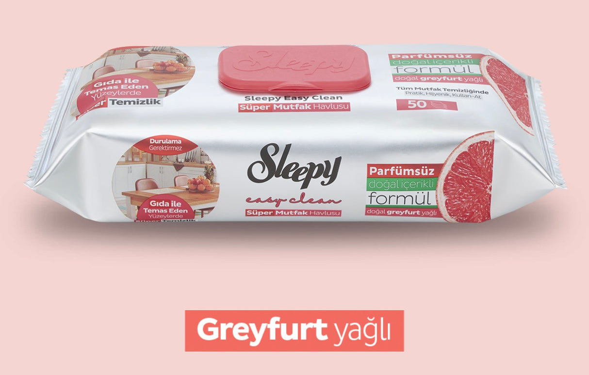SLEEPY Greyfurt Yağlı Gıda ile temasa uygun 50’li