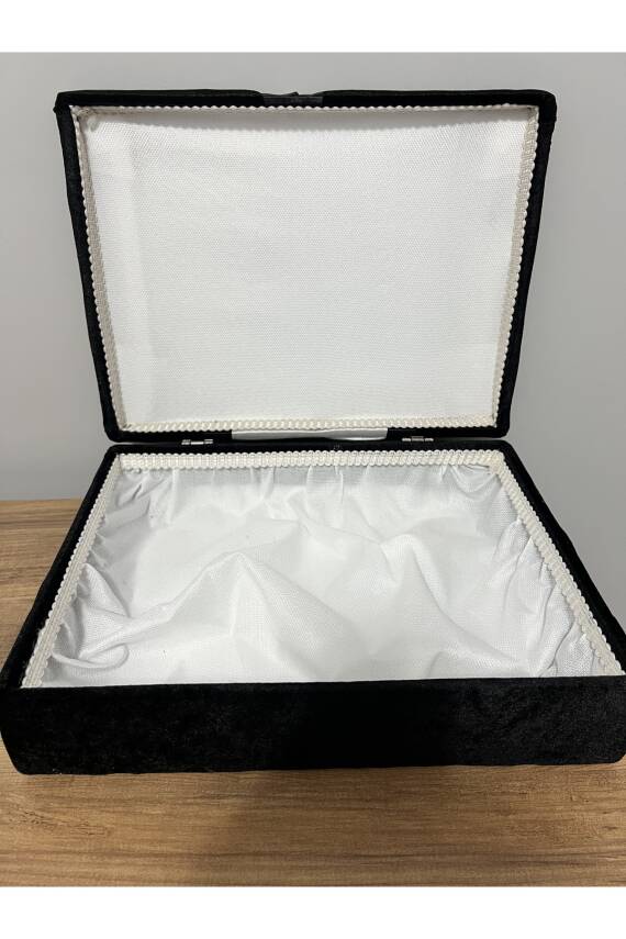 Damat Motifli Bohça Sandığı - Çeyiz Nişan Bohça Sandık Tıraş Set Kutusu