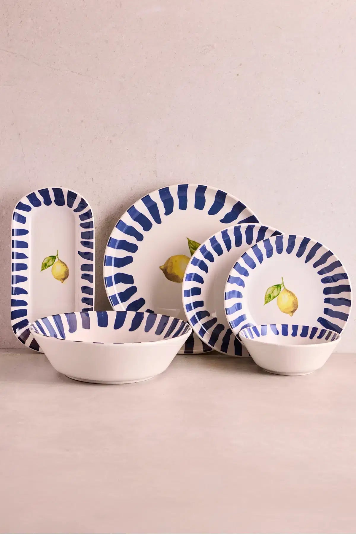 PEROTTI Limone Blu - 27 Parça Yemek Takimi