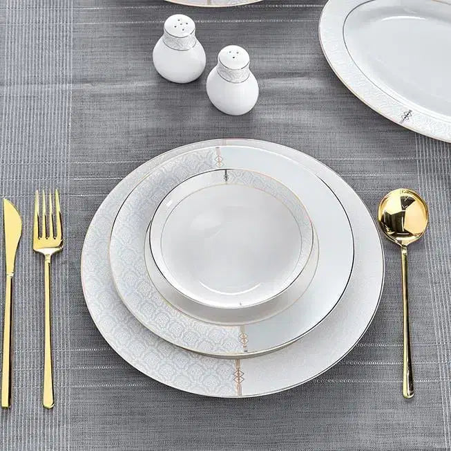 TAC EV Eliza Noya Gold 12 Kişilik Yemek Takımı - 53 Parça