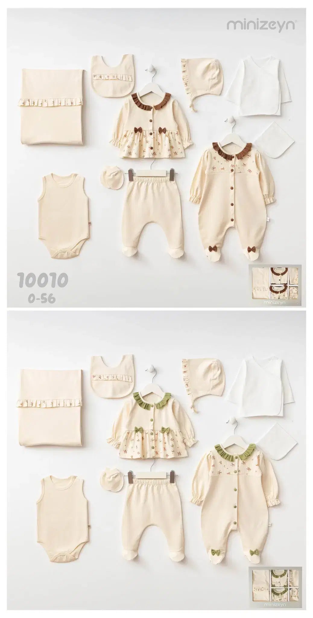 MINIZEYN Kiz Bebek - Yeni Doğan (0-3 Ay)