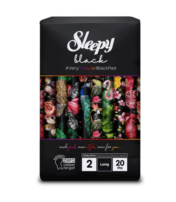 SLEEPY BLACK Hijyenik Ped NO: 2 - 20