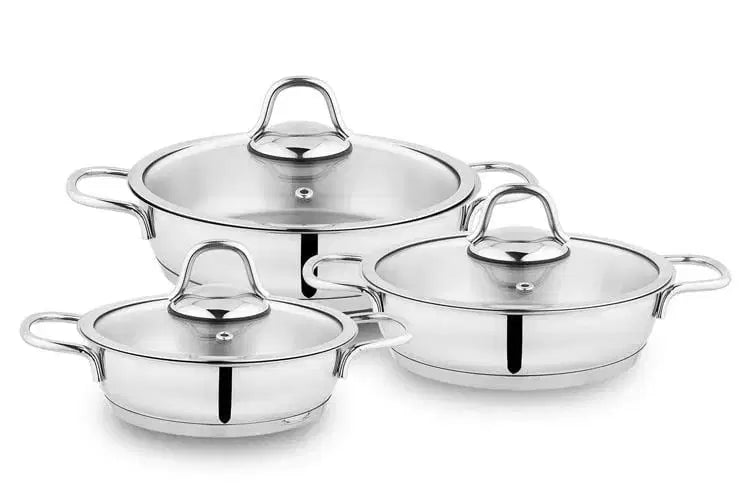 SCHAFER Eva Inox Çelik Sahan Seti - 6 Parça