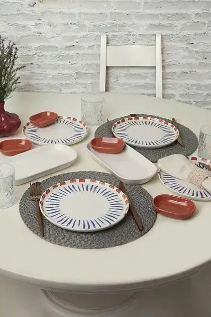KERAMIKA Red Line Kahvaltı Takımı 10 Parça 4 kişilik 21606