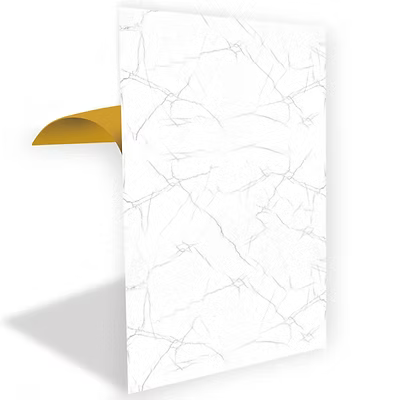 FLYBAT Silver Mermer Desenli Panel Pvc