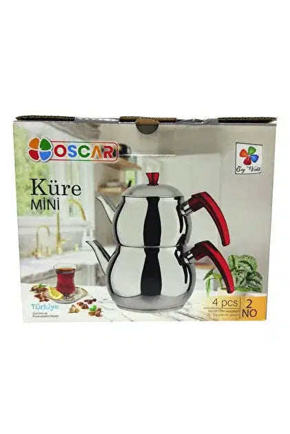 Oscar Küre Mini Boy Çelik Çaydanlık