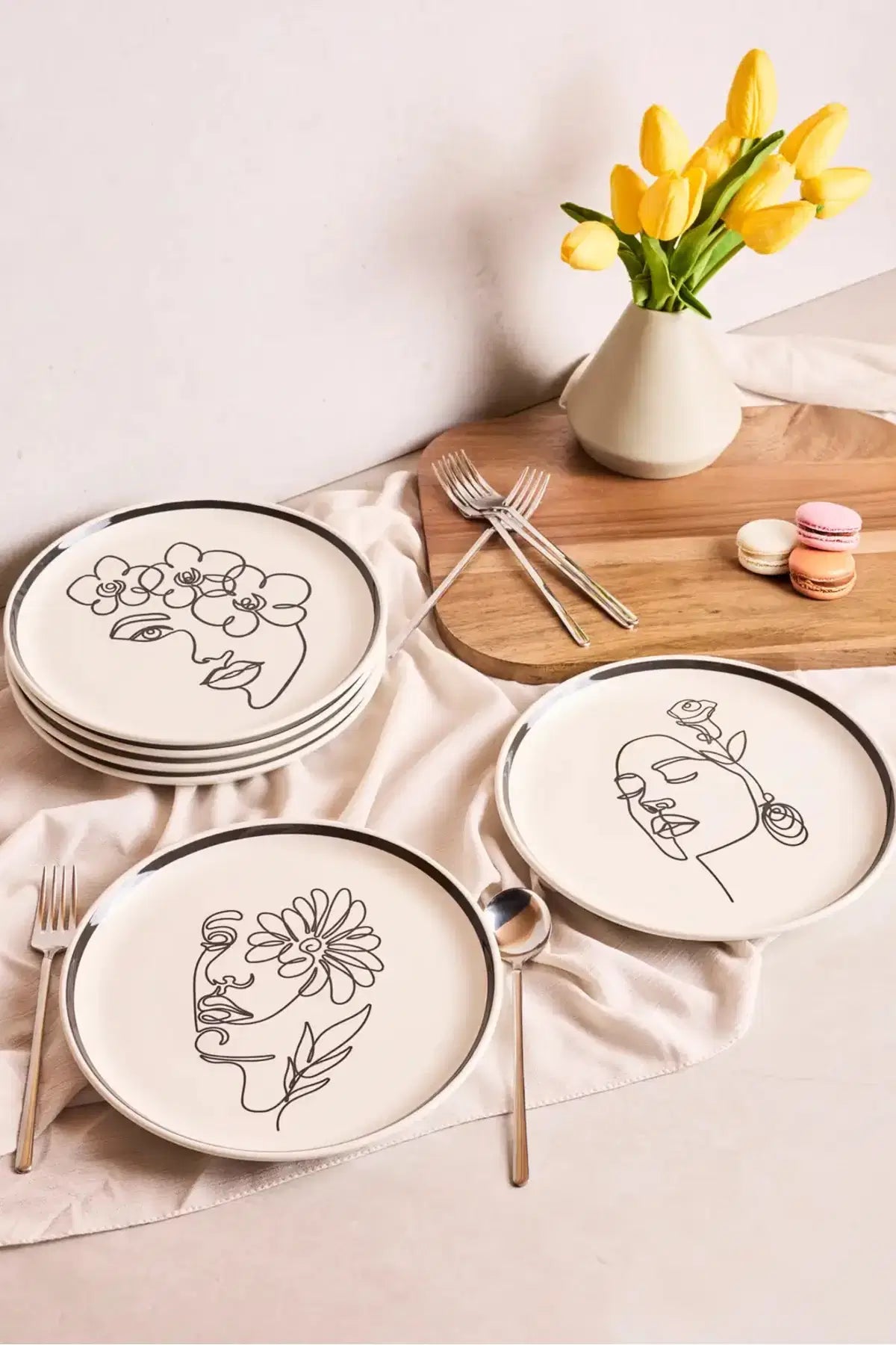 PEROTTI Viso 6 Kişilik Pasta Takımı 21 cm