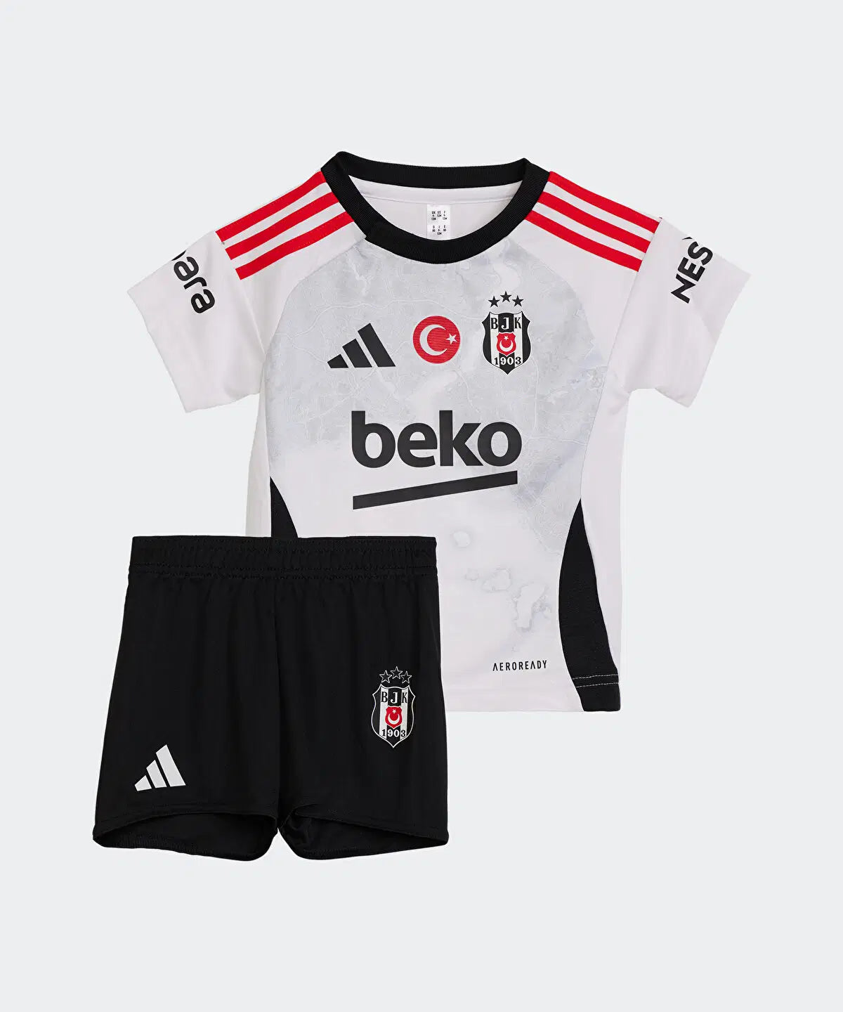 BEŞİKTAŞ Bebek Taraftar Forma Set 2024-2025