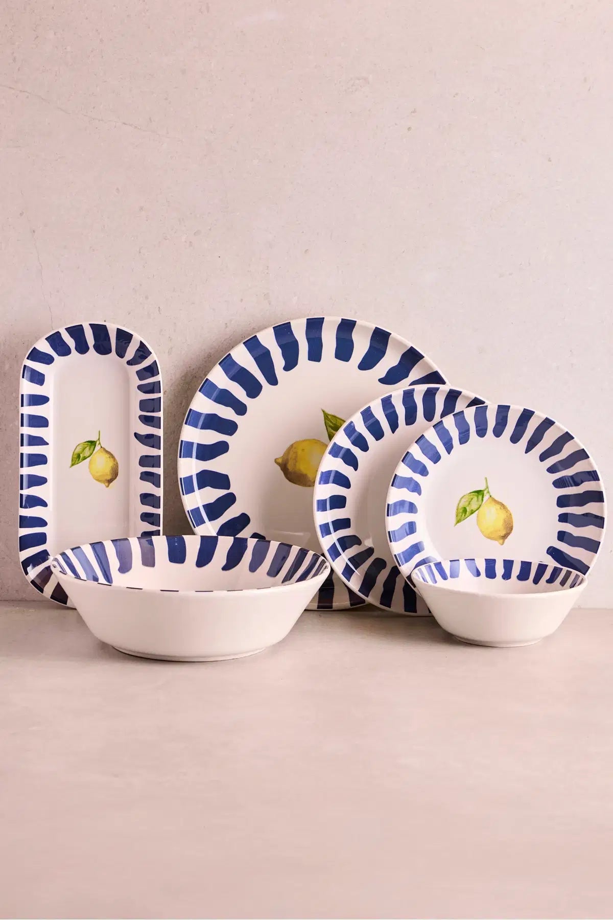PEROTTI Limone Blu - 27 Parça Yemek Takimi