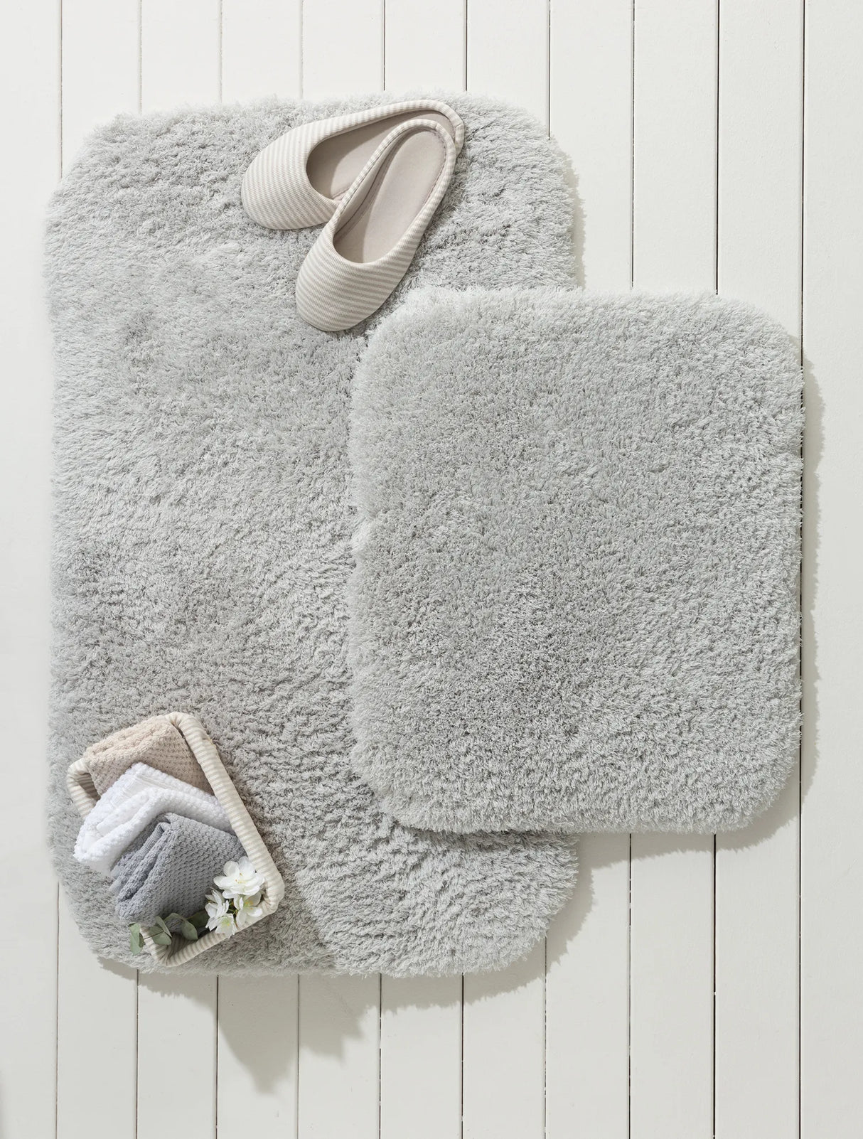 Madame Coco Sheep Banyo Paspası - Gri