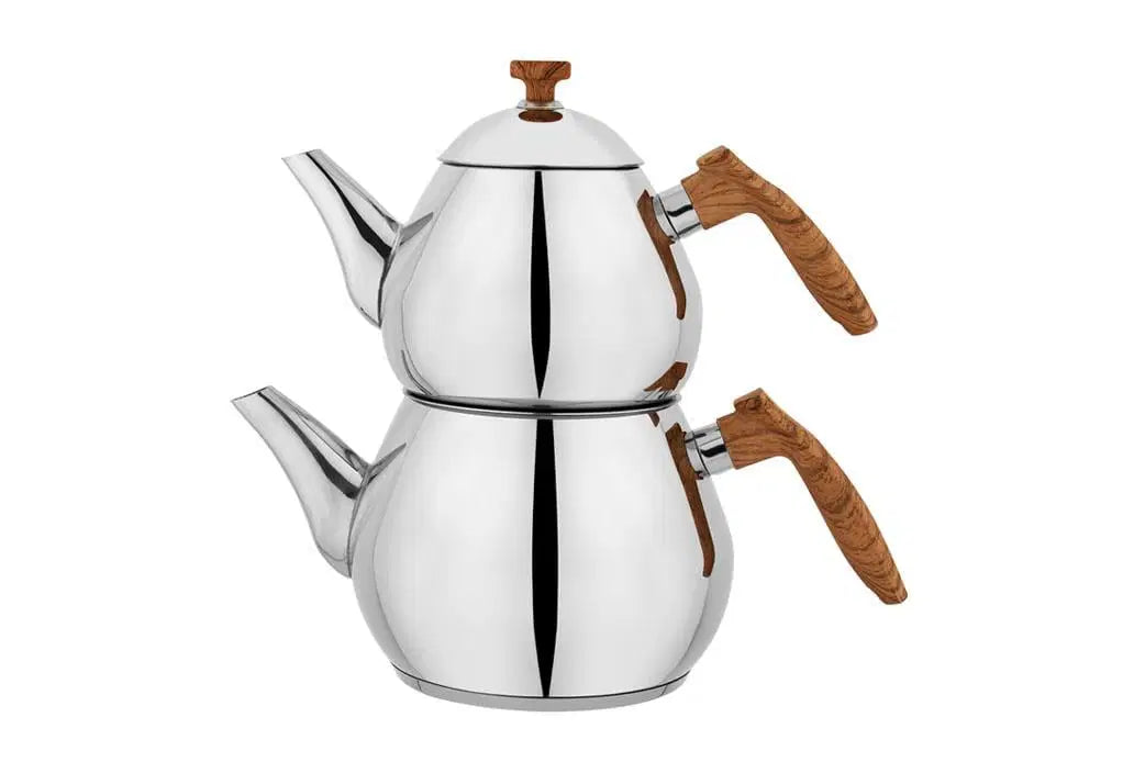 SCHAFER Tea Chef Küçük Boy Çaydanlık Takımı 4 Parça - Kahve