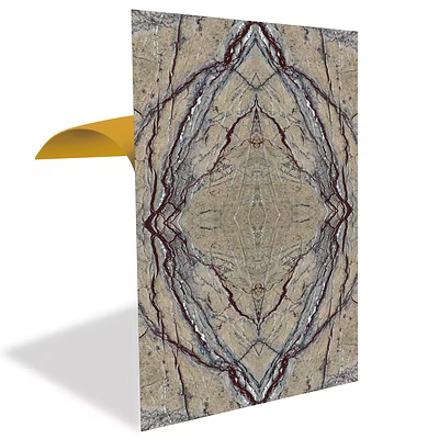 FLYBAT Kırmızı Granit Mermer Desenli Panel Pvc