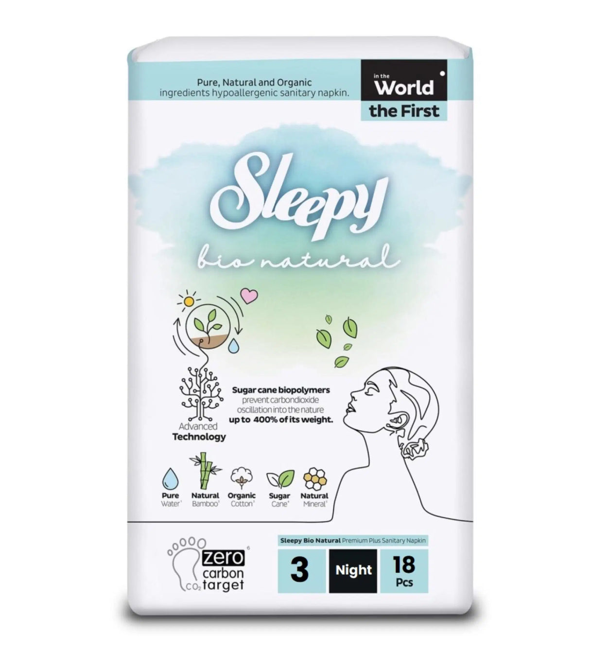 SLEEPY BIO Hijyenik Ped No: 3 -18