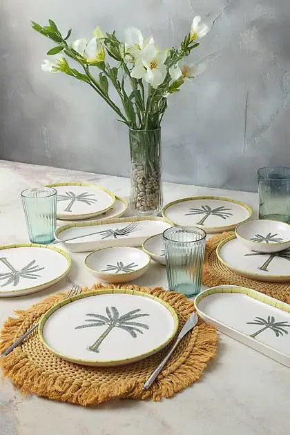 KERAMIKA Palmiye Kahvaltı Takımı 12 Parça 6 Kişilik 22642