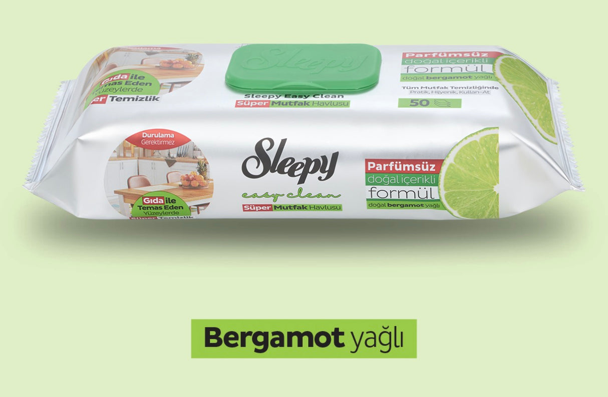 SLEEPY Bergamotlu Yağlı Gıda ile temasa uygun 50’li