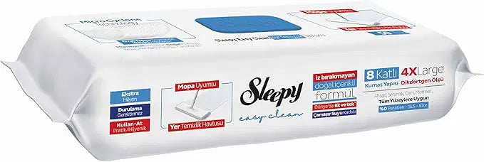 SLEEPY Yüzey Temizlik Havlusu - 50Adet (MOP) Çamasir Suyu