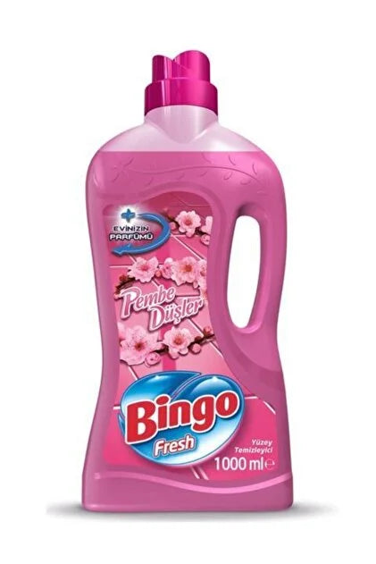 BİNGO Yuzey Temizleyici Pembe Düşler 1000 ml