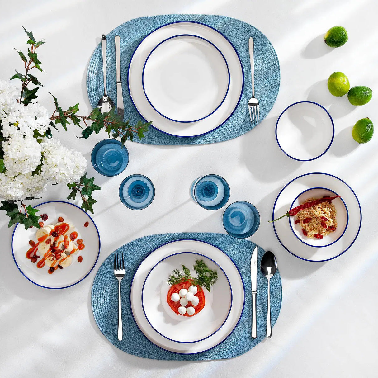 SCHAFER Iconic Lacivert Yemek Takımı - 24 Parça