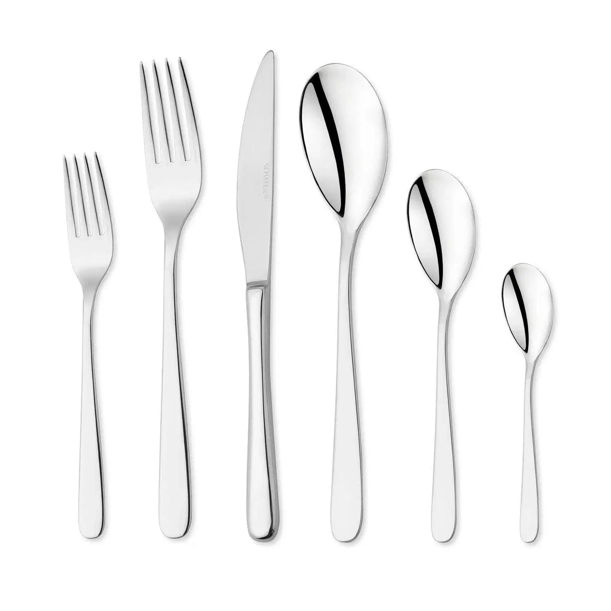 SCHAFER Hamburg Gümüş Çatal Kaşık Bıçak Takımı - 72 Parça