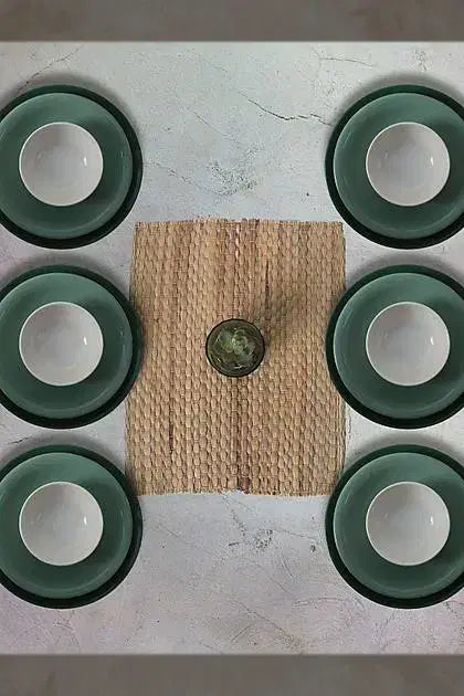 KERAMIKA Green Mix Yemek Takımı 18 Parça 6 Kişilik 031-303-308