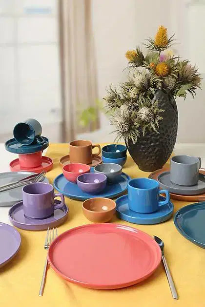 KERAMIKA Mixed Kahvaltı Takımı 24 Parça 6 Kişilik 406-620