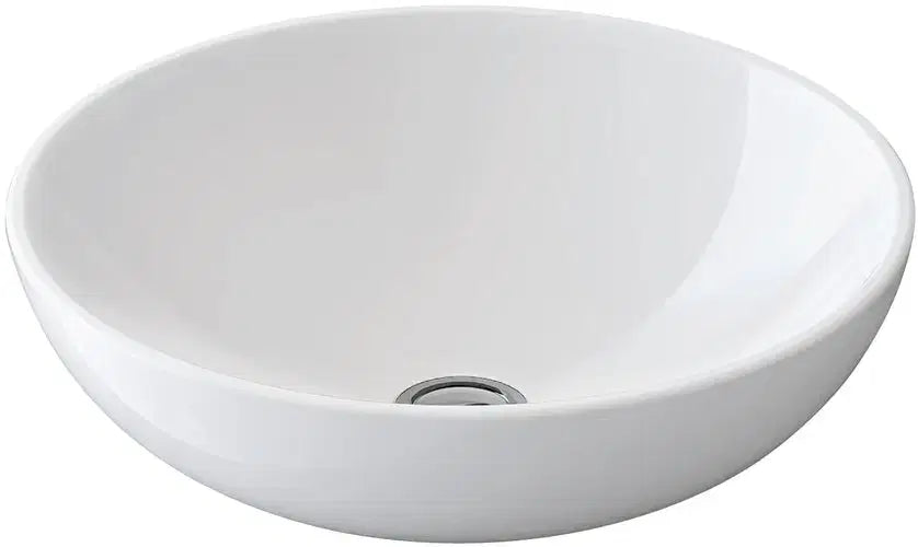 Yuvarlak Tezgâh Üstü Lavabo (45x45) - Idevit