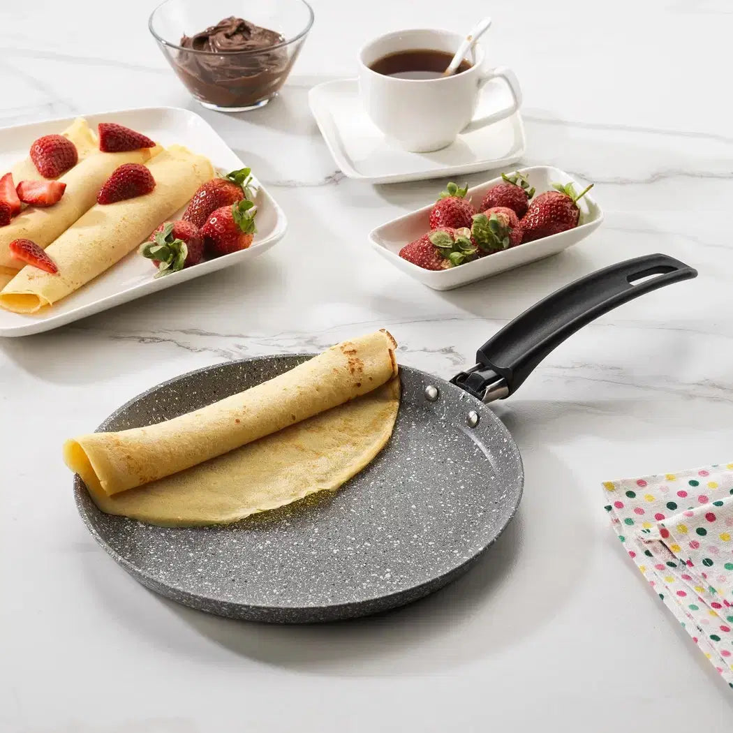 SCHAFER Cory Yanmaz Yapışmaz Gri Krep Tava - 25cm