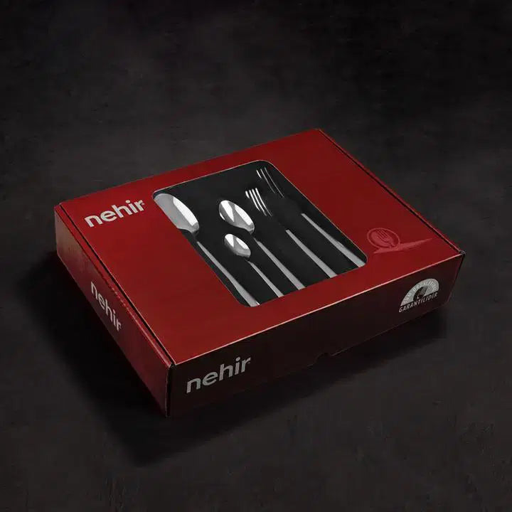 NEHIR Sahra Sade - 30 Parça Çatal Bıçak Kaşık Takimi