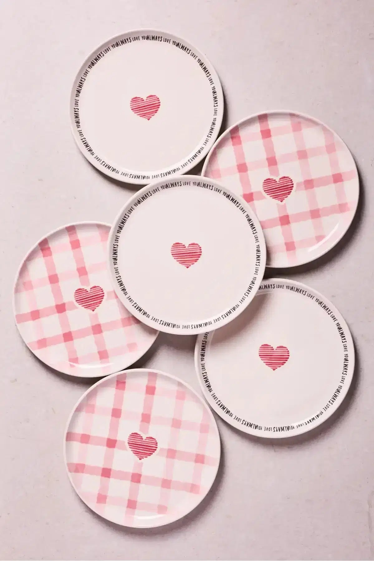 PEROTTI Hearts 6 Kişilik Pasta Takımı - 21 cm