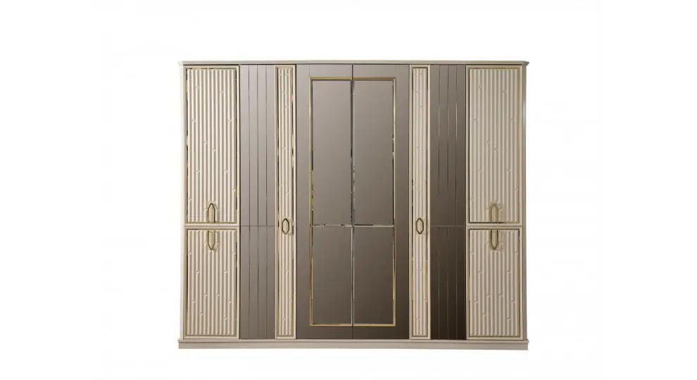 FLYMOB Bahar Bej Yatak Odası %100 MDF