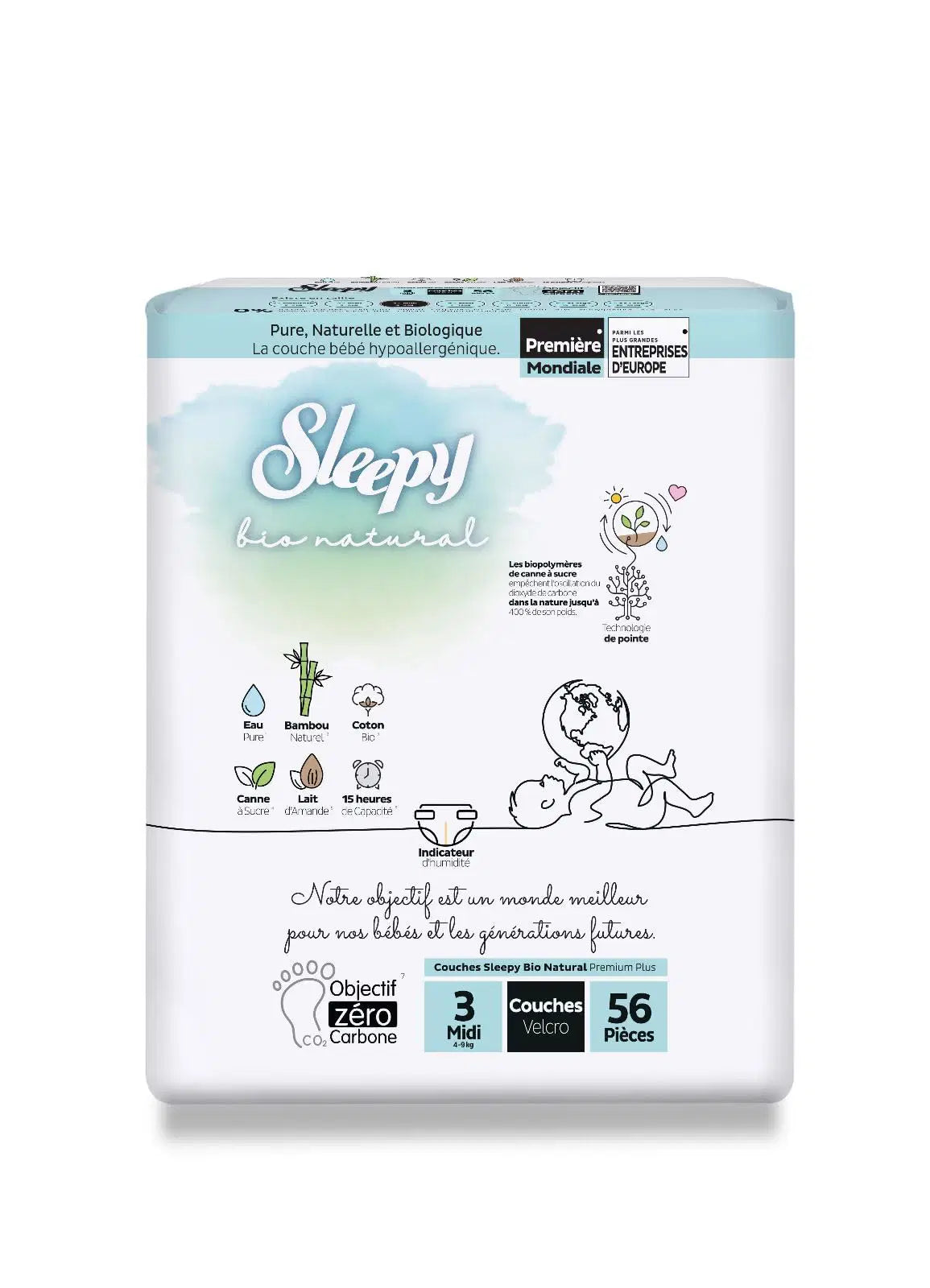 SLEEPY BIO Natural Bebek Bezi T3 - 56