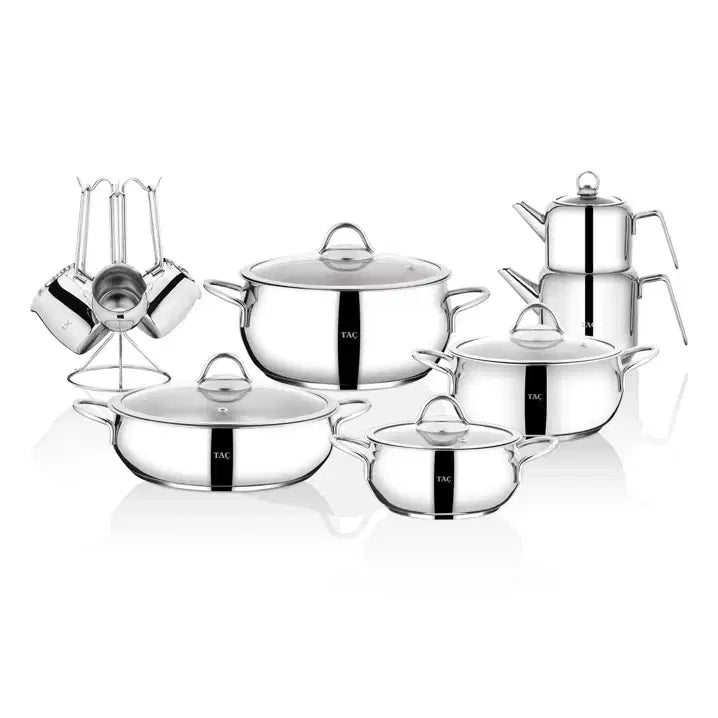 TAC EV Vallena 15 Parça Çelik Çeyiz Seti