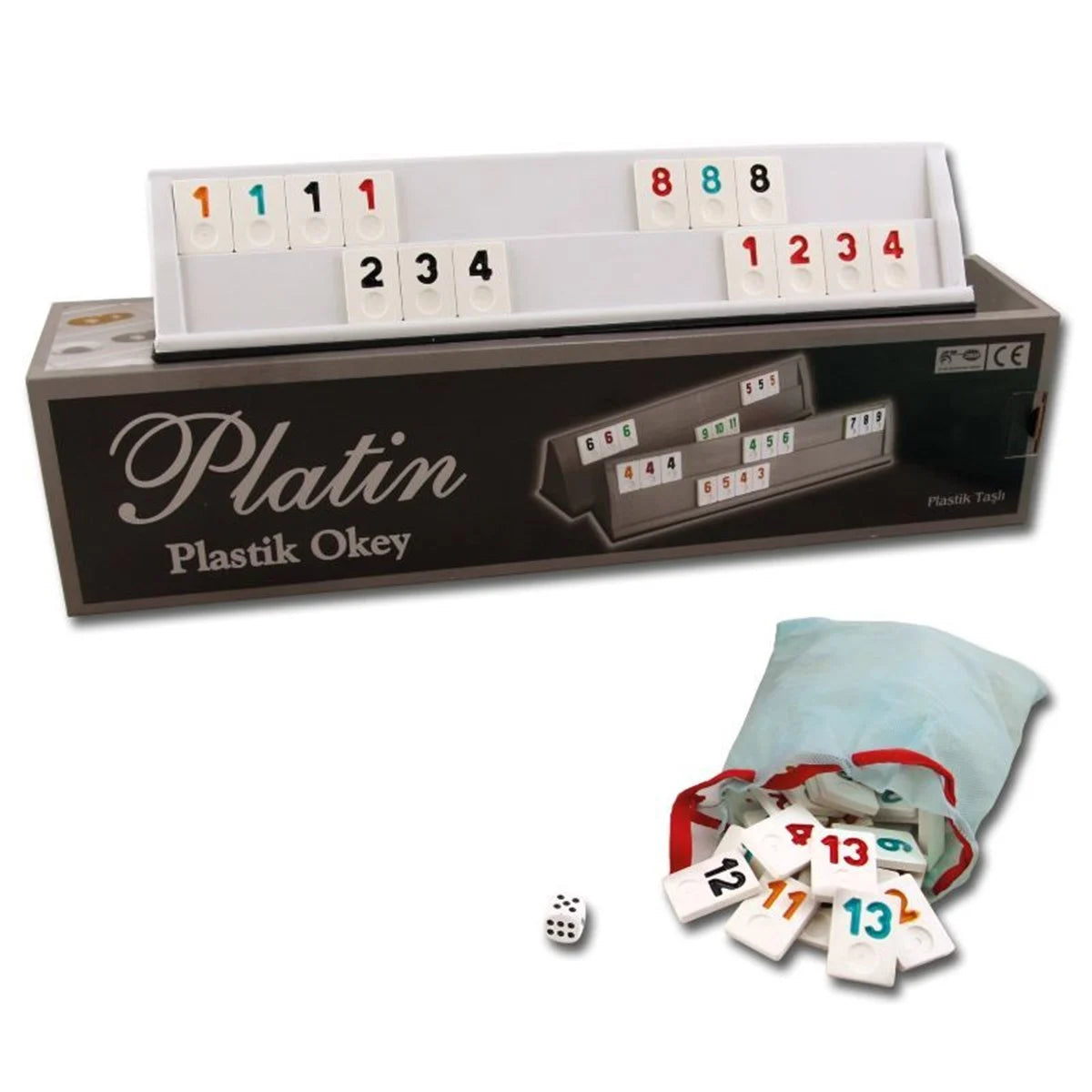 STAR Platin Plastik Okey Takımı