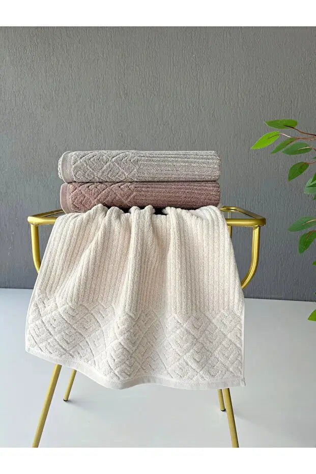 SARRA Names 6'li Set El Ve Yüz Havlusu - 50x90cm