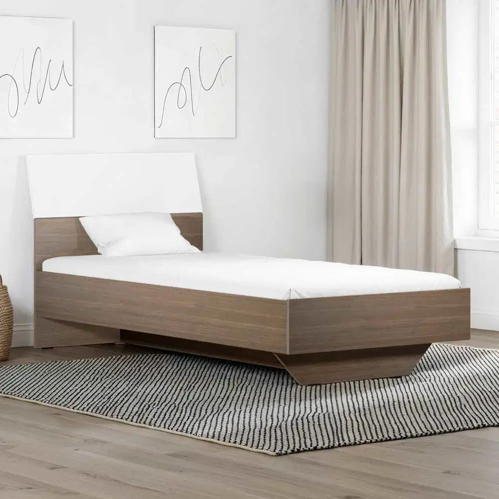 ADORE Prestij Tek Kişilik Karyola - Noce/Beyaz 95x90x195 cm