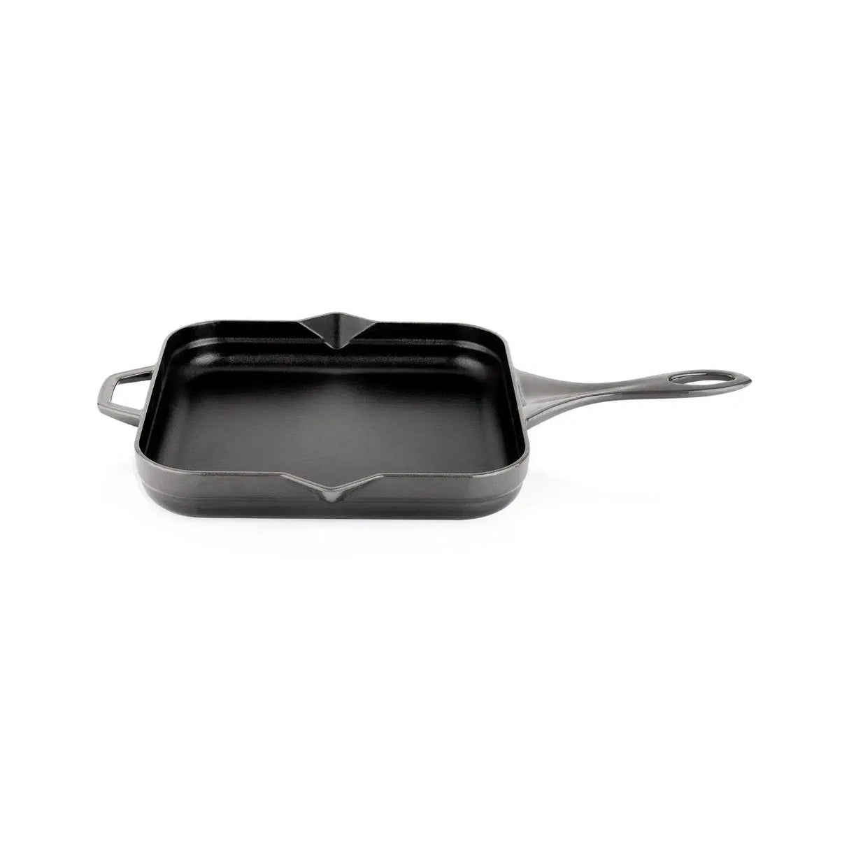 SCHAFER Guss Chef Döküm Kare Kızartma Tavası 28x28cm - Gri