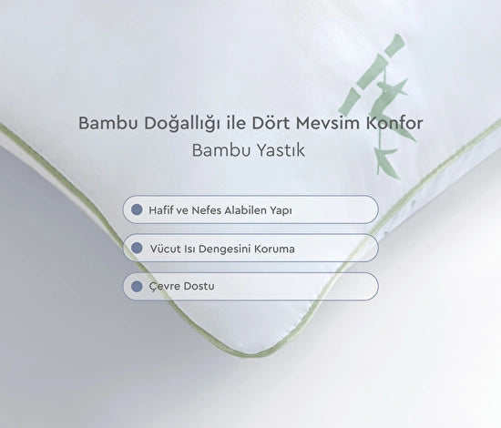 Bambu 2'li Yastık (50x70cm)