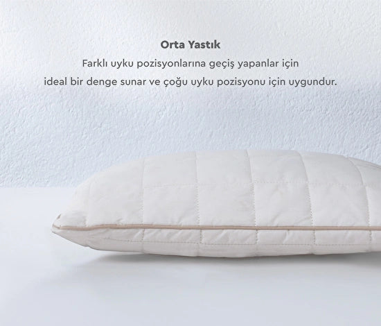 Sova Organik Pamuk Bebek Yastık ( 35x45cm)