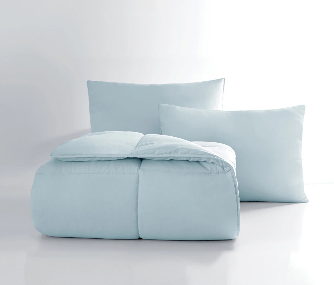 Yataş Bedding Macaron Yorgan&Yastık Set Mavi