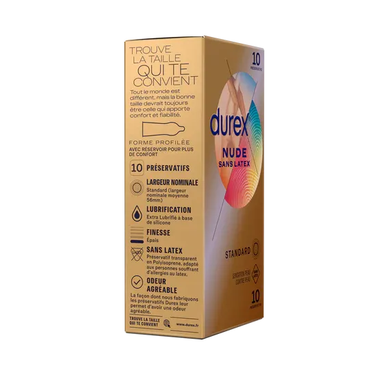 DUREX Nude Latekssiz 10’lu