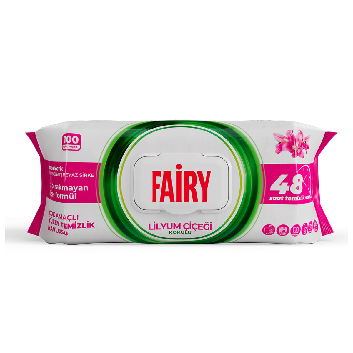 Fairy Yüzey Temizlik Havlusu Lilyum 100'lü
