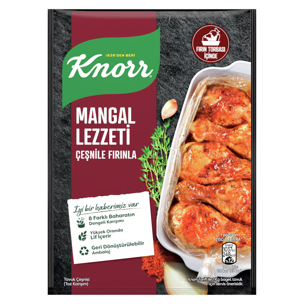 Knorr Mangal Lezzeti Fırında Tavuk Çeşnisi
