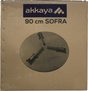 Akkaya Yuvarmak Yer Masası 90cm