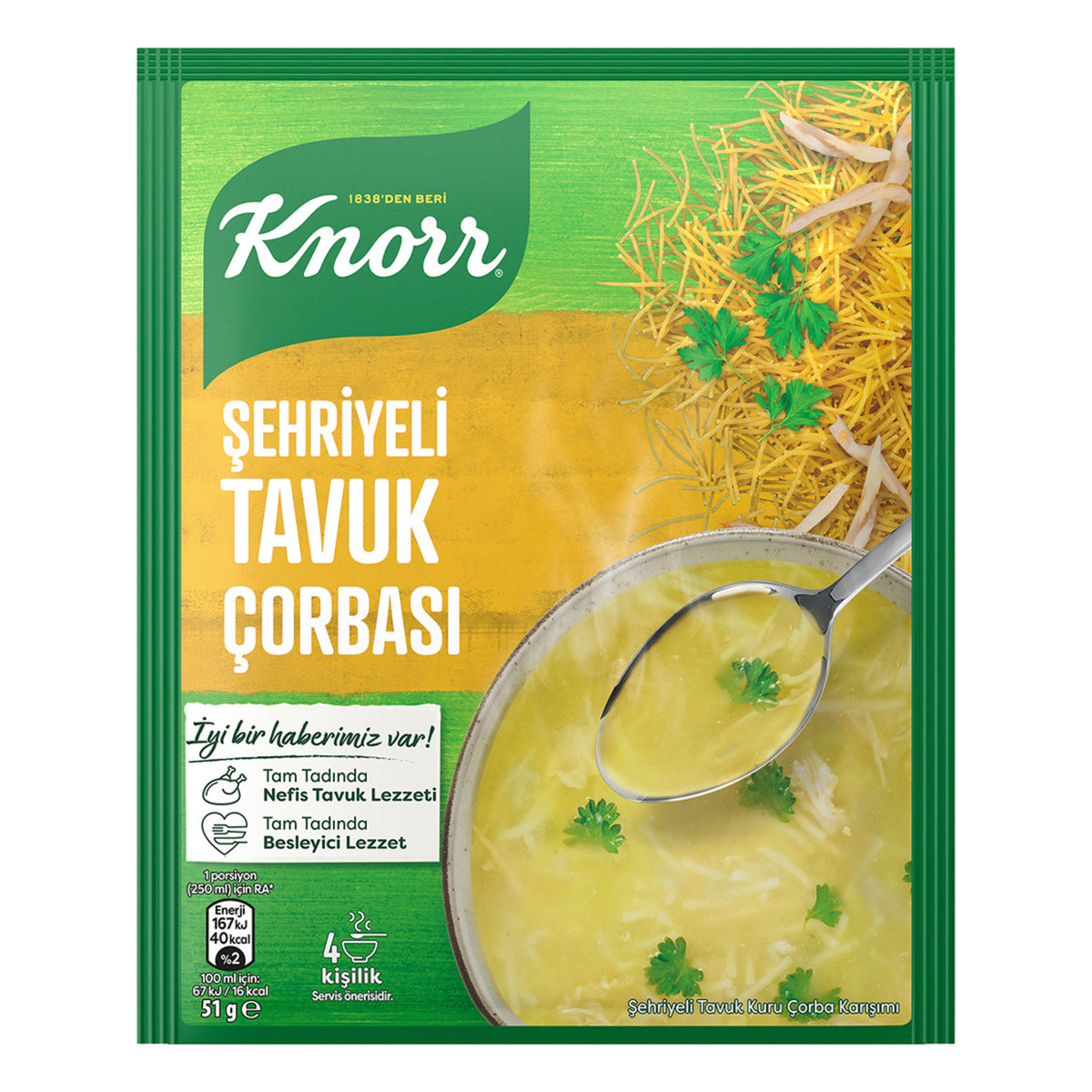 Knorr Şehriyeli Tavuk Çorbası 65 gr
