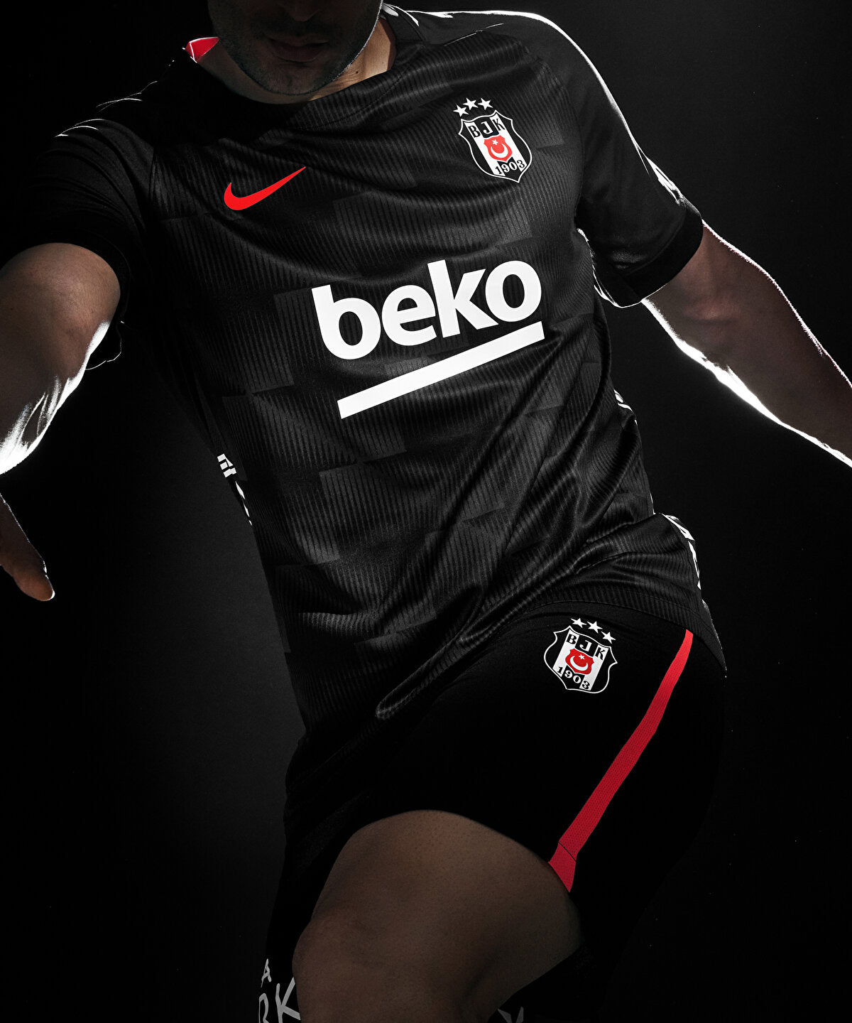 NIKE BEŞİKTAŞ FORMA 26-27 Siyah